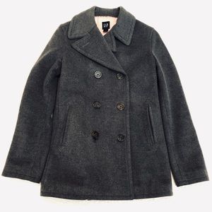 GAP Gray Wool Pea Coat